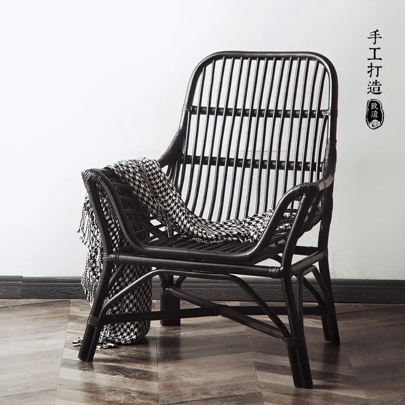 كرسي راتان طبيعي بتصميم نورديك - مراجعة Interior Design Japanese وسعره